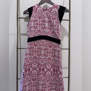 Zara Red Paisley Dress